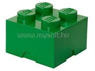 NHG LEGO STORAGE BRICK 4 tárolódoboz 5, 6 literes, zöld (NHG_40031734) (NHG_40031734)