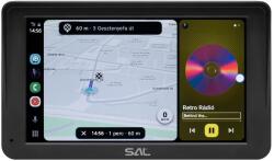 Somogyi Elektronic CARPLAY7 autós multimédia központ, 7 IPS LCD érintőképernyő, CarPlay, Android Auto, USB, microSD, Bluetooth, WiFi, (CARPLAY7)