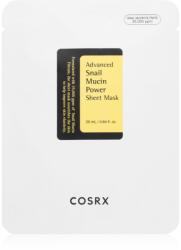 Cosrx Advanced Snail Power Essence szövet arcmaszk a ráncok ellen hidratáló hatással 25 ml