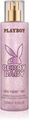 Playboy Berry Baby testápoló spray csillámporral hölgyeknek 250 ml