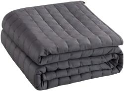 Ruhhy 19532 Súlyozott antistressz takaró 8 kg, 150 x 200 cm, szürke (42227)