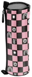 PASO BeUniq kockás henger alakú tolltartó - Pink (BU26SU-003) (BU26SU-003)