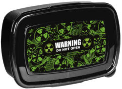 PASO Alert műanyag uzsonnás doboz - Warning (PP26RD-3022) (PP26RD-3022)