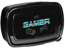 PASO Videójátékos műanyag uzsonnás doboz - Gamer (PP26GM-3022) (PP26GM-3022)