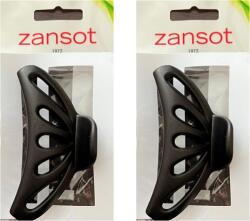ZANSOT Curved Large Hajcsat, 9, 5 cm, matt fekete (4939)