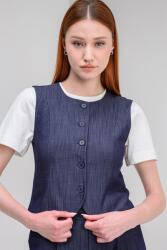 Only Only, Szűkített gombos mellény, Tengerészkék, 40 (15370592-NAVY-BLAZER-W-MELANGE-40)