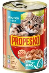 Propesko darabos aszpirált lazac zselében 415g