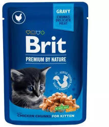  Brit Premium tasakos csirkedarabok kiscicáknak 100g