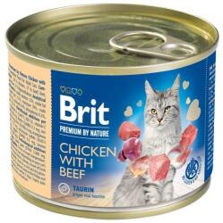  Brit Prémium konzerv csirke marhahússal 200g