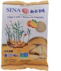  SINA gyömbéres cukorkák narancs ízzel 125g