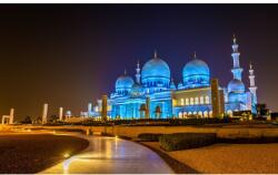 Media City84 Abu Dhabi Grand Mosque matrica tapéta, 200 x 150 cm (FOTOTAP12206)