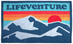 LifeVenture Sundown Berber Lined Blanket pléd kék