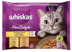 Whiskas tasakos mp pure delight baromfiválogatás zselében @4x85g