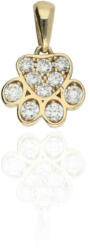 Gold pendants AU86574 - 14 karátos arany tappancs medál (AU86574)