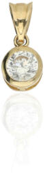 Gold pendants AU86678 - 14 karátos arany button medál (AU86678)