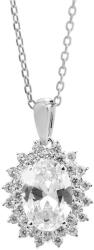 JSB Bijoux Crystal nagy cirkónium kristály, ovális 92300592cr (Ag925/1000, 2, 88 g)