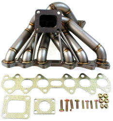 TurboWorks Supra 2JZ-GTE Turbó Leömlő - Rozsdamentes Acél - 3mm (PP-KW-111)