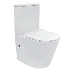 Welland Belluno Rimless kompakt/monoblokk WC szett + soft-close WC ülőke - pepita