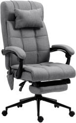Vinsetto ergonomikus irodai szék - 6 pontos masszázs, fűtés és lábtartó