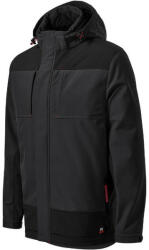 MALFINI Vertex téli softshell kabát férfi ébenszürke M