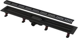 Alcadrain matt fekete zuhanyfolyóka (ALC-APZ10BLACK-750)