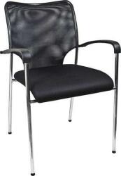 Antares Tárgyalószék WALTHAM mesh fekete (06589-10611) - pepita