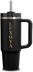 Luxoya Fém Hőtartó Kulacs - Fekete - alphavital