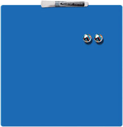 Nobo Tabla NOBO patrata, plastic, 36x36 cm, magnetica, include marker si magneti, albastru (NB-1903873) - roua