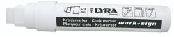 LYRA Marker cu creta, LYRA, pentru table de scris, varf 4-12mm - alb (LR-004420001)