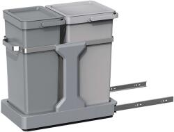 EKO Deco Duo Beépíthető Szelektív Szemetes - 35 Liter, Szürke