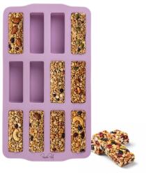 Fackelmann Forma din silicon pentru musli si minikuchen Fackelmann x Pamela Reif, 12 forme, lavanda (26588)
