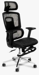 Winnipeg Ergonomikus Irodai szék Lábtartóval - Fekete, Állítható