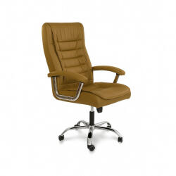 VELORA Office Line VEGA Amber - prémium főnöki irodai szék, barna (GH-B21-BR) - pepita