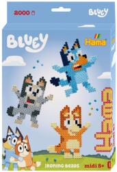 Hama Set Hama Perlen 7977 cu 2000 Perle Colorate, 5 mm, Motiv Bluey (7977)