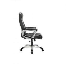 SONGMICS Ergonomikus Irodai Szék - Fekete PU Bőr, Állítható Magasság (OBG21BV1)