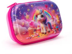 ZIPIT Penar cu fermoar ZIPIT Lenticular Top Storage Box - Unicorn PinkCloud (ZP-360938) Penar