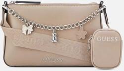 GUESS női barna crossbody táska Fiora Charm