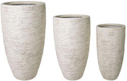  Ontario Vase Giant kompozit növénytartó homokszín 34x66-56x100cm S3 (113636)
