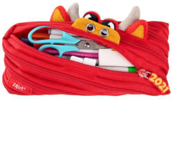 ZIPIT Penar cu fermoar, ZIPIT Creature Monster Oscar - taur rosu (ZP-427595) Penar