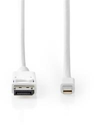 Nedis DisplayPort 1.4 kábel, displayport dugó - mini display port dugó, 2m (CCGB37404WT20)