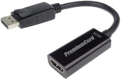 PremiumCord DisplayPort HDMI Átalakító Fekete kportad11 (kportad11)