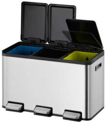 EKO - Essential - Háromrekeszes Pedálos Szemetest - 30L