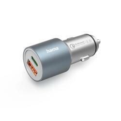 Hama FIC E3 autós töltő dupla USB, 3A, Qualcomm QC 3.0 (38W) (201639)