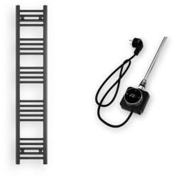 Nero Italia Italia Elektromos Törölközőszárító Radiátor - 30x150 cm, Fekete