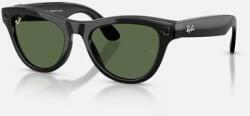 Ray-Ban Ochelari Smart RAYBAN META Skyler Gen 2 RW4014 601/71 52-20, Wi-Fi 6, Bluetooth Lentile G15 Verzi, Negru Ochelari 3D