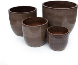  Noble Classic kerámia növénytartó szett macchiato 30x27-58x51cm S4 (130499)