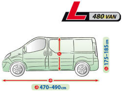  Mobile Garage komplet autótakaró ponyva - L480 - VAN