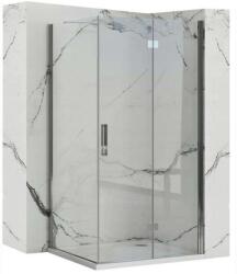 Rea Molier Chrom zuhanykabin - Sarok - 80x80 cm