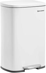 SONGMICS Pedálos Szemetesszedő - 50L - Fehér