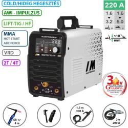 Mastroweld MASTRO TIG-220 DC LED hegesztő inverter (DC-AWI)